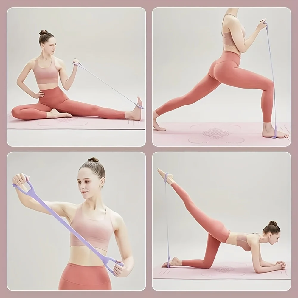 8-shaped Fitness Resistance Band Sports Workout Elastic Band Home Fitness Rubber Pull Rope Yoga Training Exercise Gym Equipment gallery 5