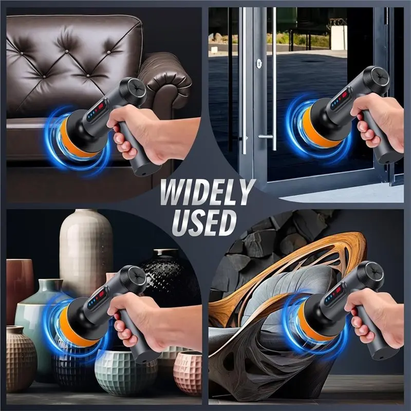 【ORNAMENT】Polishing-Waxing-For-For Car-Buffer-Polisher-Cordless Orbital Polisher For Car Detailing Tool