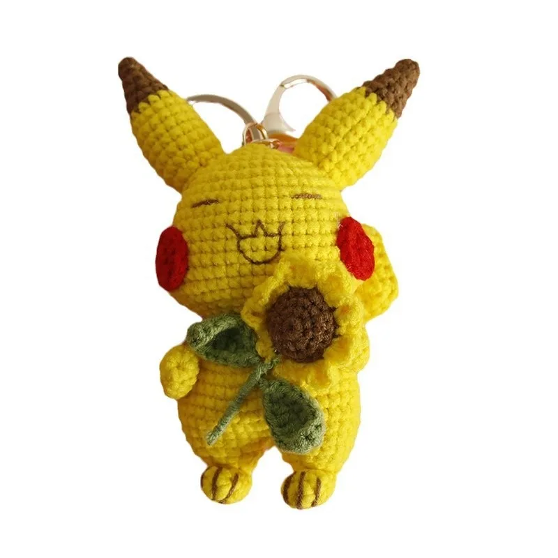 Cartoon Cute Keychain Crochet Doll Key Chain Knit Toy Cute Pendant Bag Accessories Handmade Toy