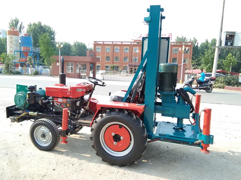 آلة حفر آبار المياه الصغيرة المستخدمة بعمق 100 متر #2