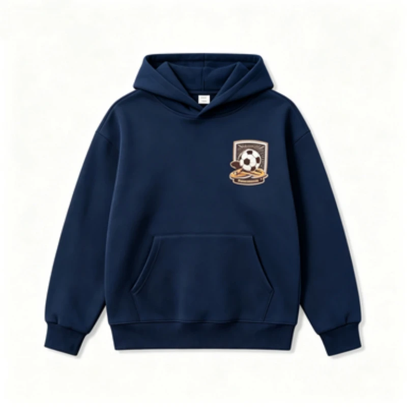 Unisex Adult Hoodie Vintage Soccer Frame Graphic Long Sleeve Pullover Casual Streetwear Sweatshirt For Daily Wear