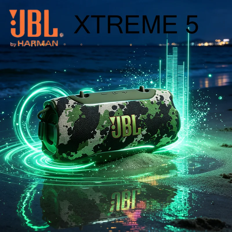 JBL XTREME5 Bluetooth Speaker with Multi-Language Voice Prompts