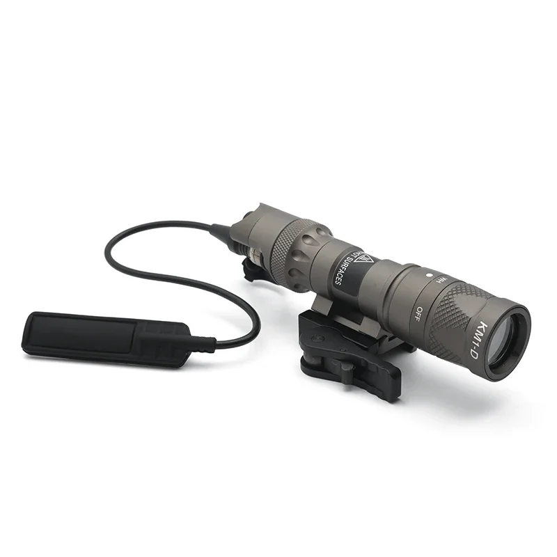 Tactical M323V IR Flashlight 500 Lumen White LED Light & IR Infrared Output Hunting Scout Light with Remote Switch and QD Mount