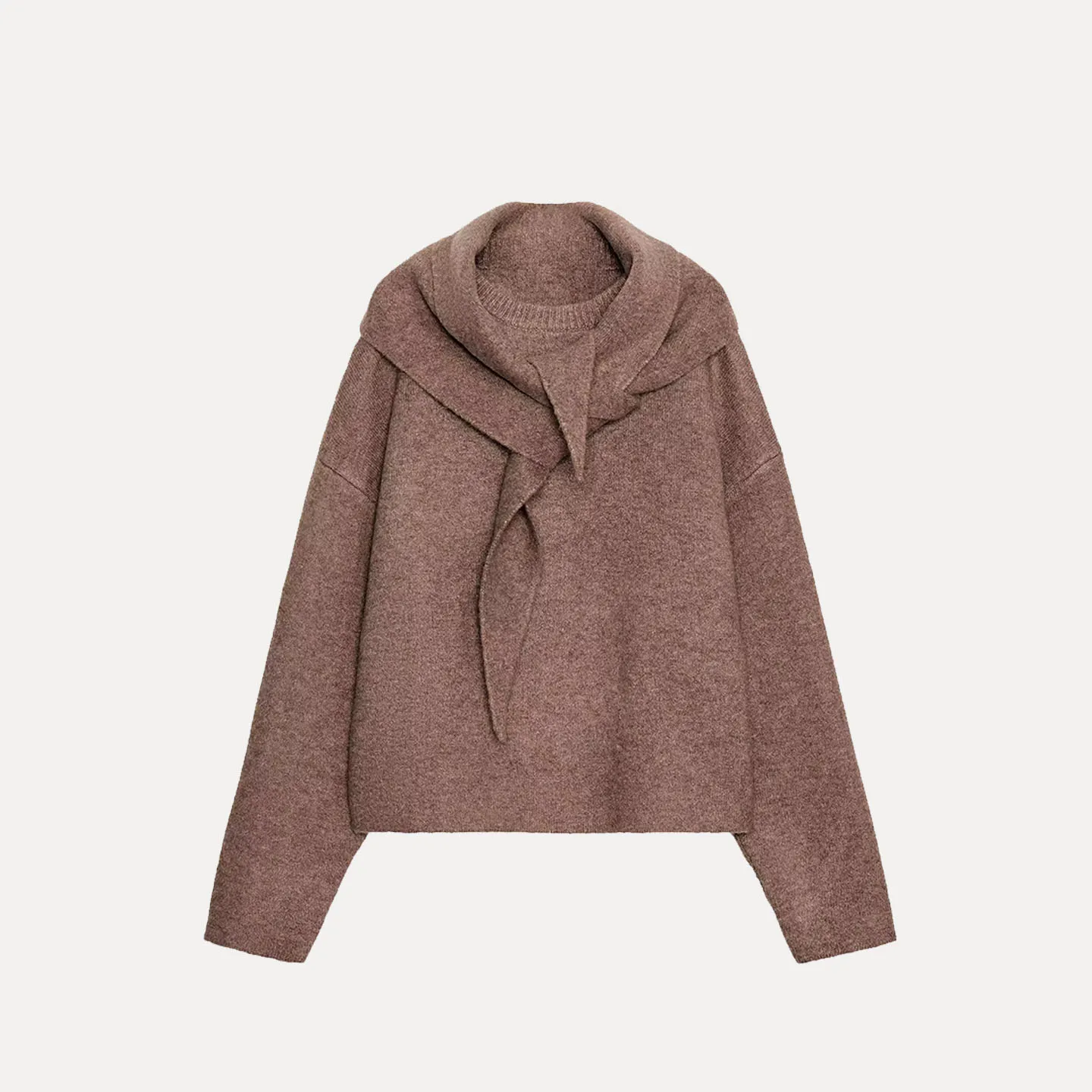 Modieuze gebreide sjaal Veelzijdig Persoonlijk Eenvoudig Elegant Dames trui Z 2025 Nieuwe collectie Geschikt voor tienermeisjes