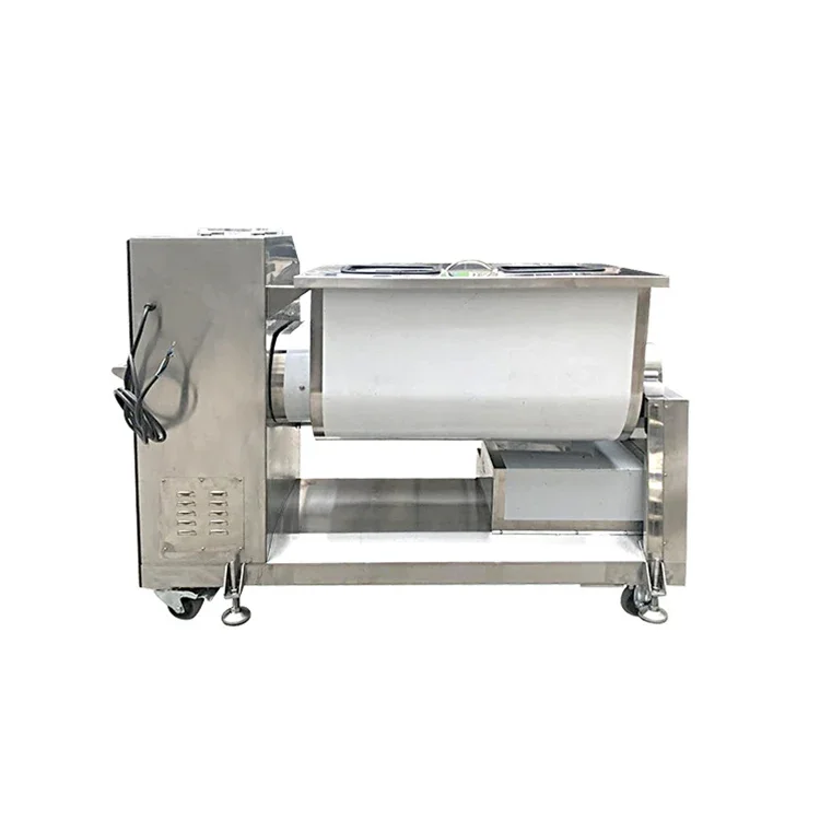 Fully Automatic Kimchi Pickle Mixer Chicken Meat Sausage Stuffing Meat Mixer Pork Blender Machine For Sales Price