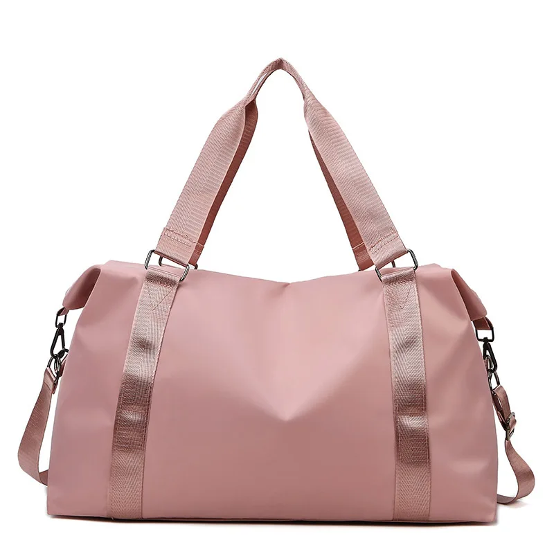 Short-distance Travel Bag Luggage Bag Large-capacity Waterproof Oxford Cloth Solid Simple All-matching Casual Ultra-light