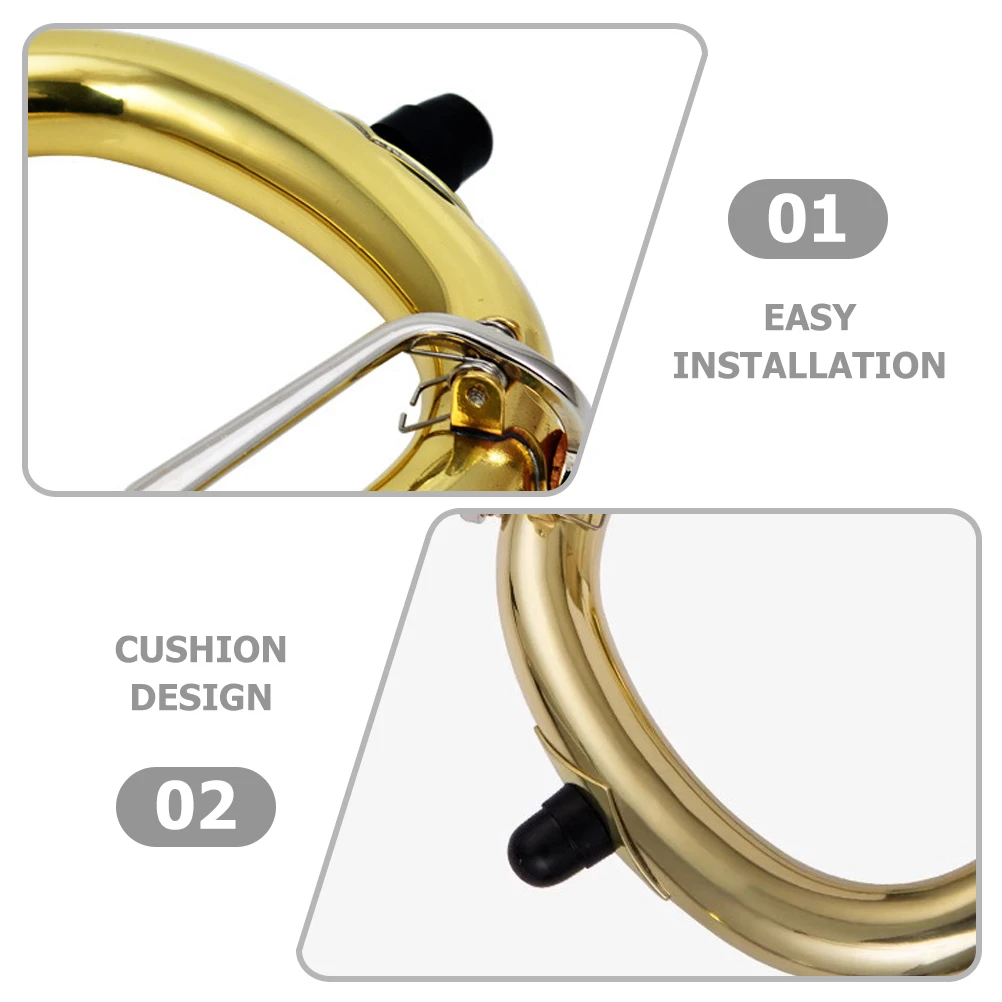 

5pcs Trombone Slide Rubber Tips Slip-On Design Soft Cushion Valve Noise Reduction Compatible With Most Trombones For Easy