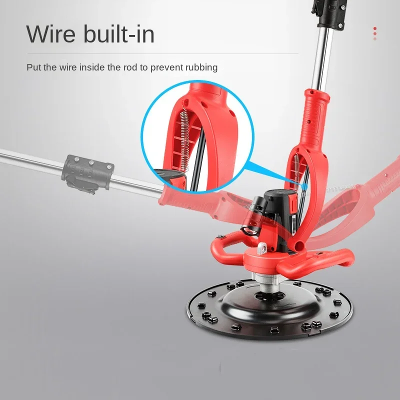 HY Handheld Cement Grinder Shredder, Multifunctional Wall Floor Putty Mortar Polishing Grinding Machine