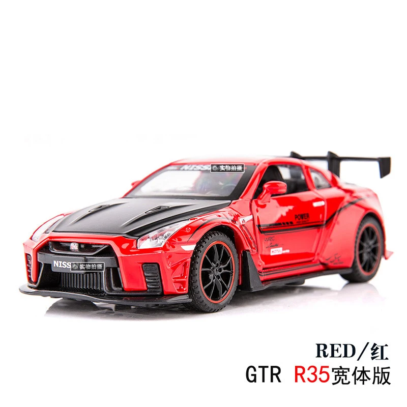 1:32 Nissan GTR R35 Racing Alloy Model Car Diecast Metal Toy