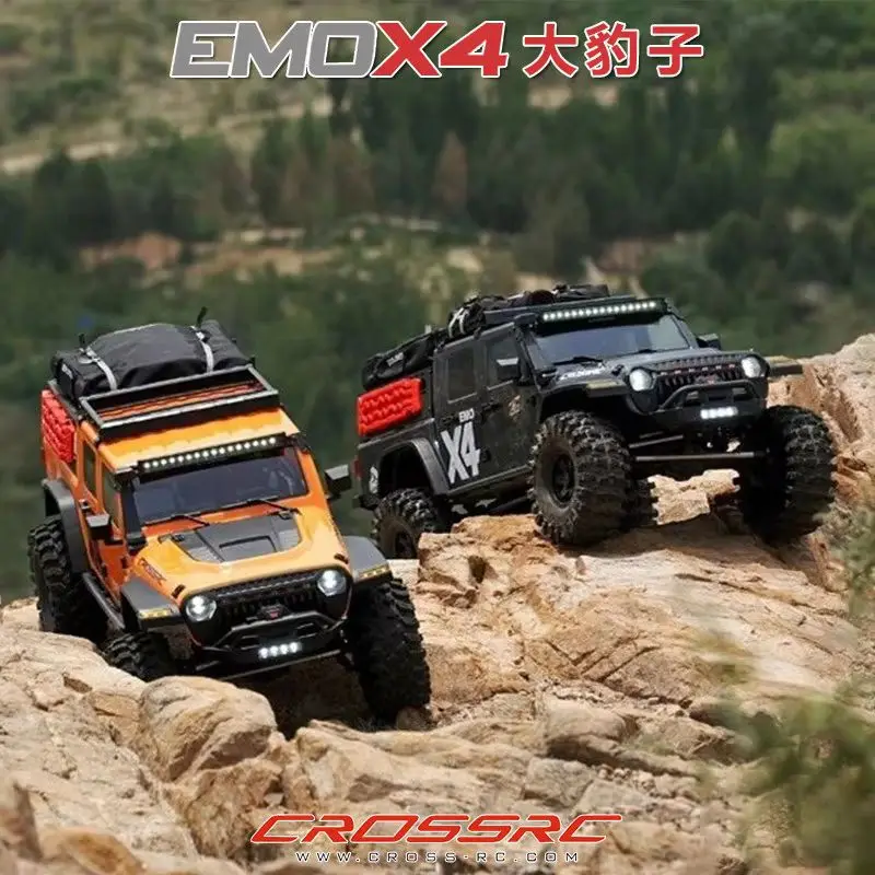 CROSSRC EMO X4 Big Leopard 1:8 Remote Control Climbing Vehicle Electric 4WD RTR Off Road Vehicle Professional RC Model