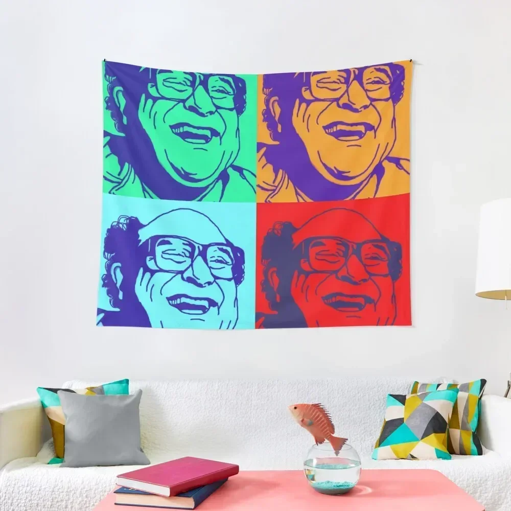 

Pop Art Danny Devito Tapestry Mushroom Room Aesthetic Decor Wall Decoration Items Tapestry