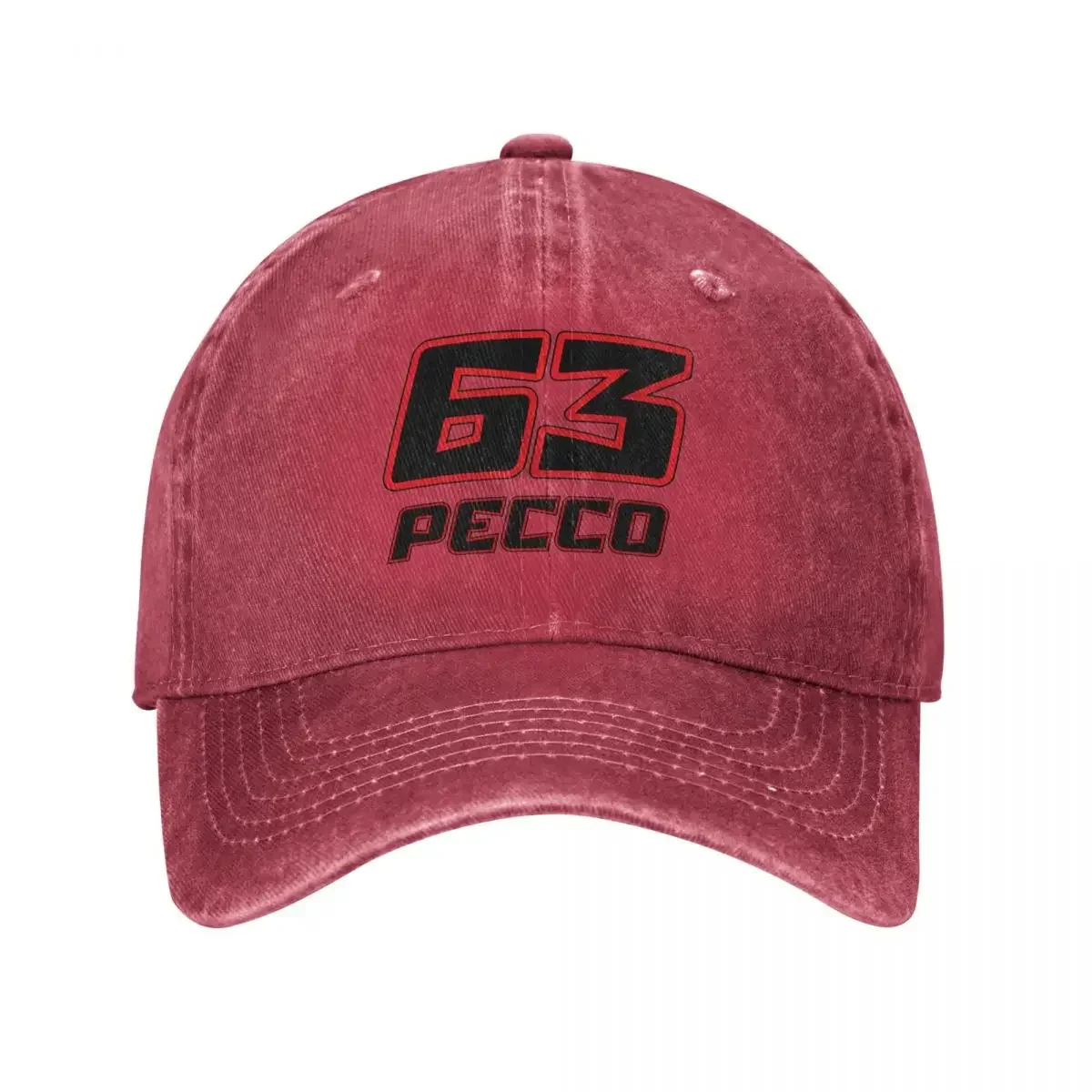خمر Pecco Bagnaia 63 قبعات البيسبول للجنسين المتعثرة القطن Snapback دراجة نارية سباق في الهواء الطلق جميع الفصول السفر هدية قبعة