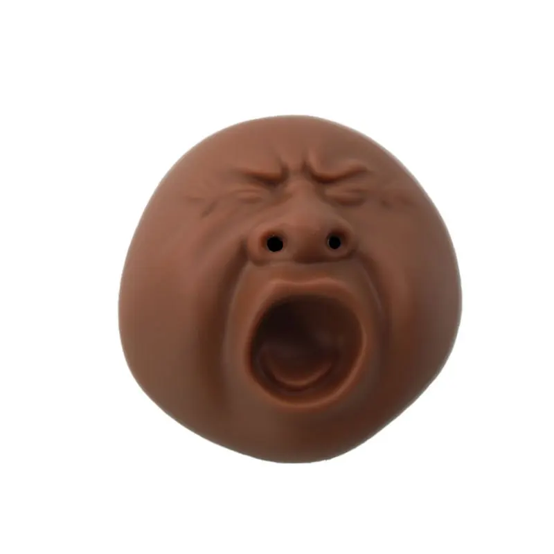 Funny Nose Water Squirt Toy, Squeezable Screaming Face with Dual Nostril Water Jets for Bath Time and Party Pranks