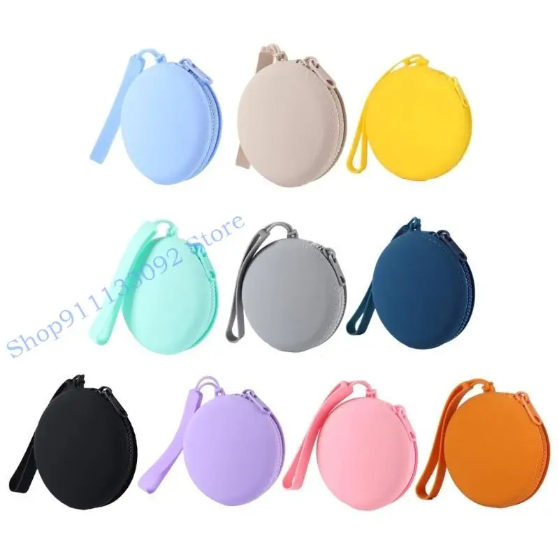 

H9ED Fashionable Silicone Mini Bag For Loose Change And Accessories Water Resistant Suitable For Gym Hiking Daily Use
