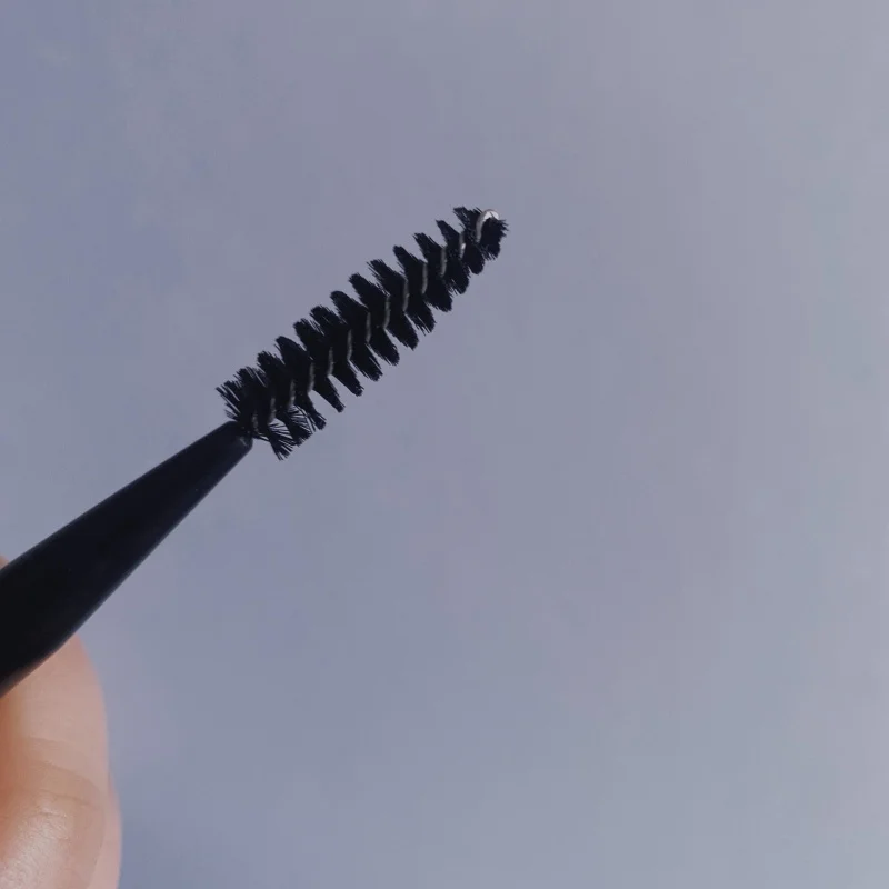 Pinceau de maquillage pour les yeux, brosse à sourcils, mascara, poils en fibre dure