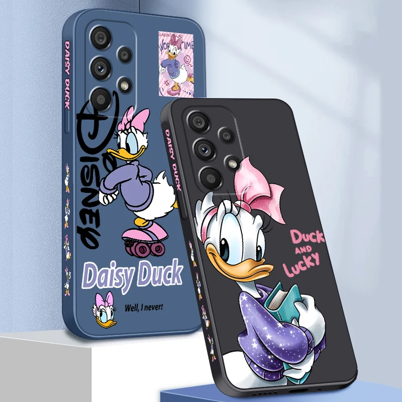 

Daisy Duck Disney Anime Liquid Left Rope For Samsung Note 20 10 A54 A31 A14 A03 A22 A34 A04 A24 Ultra Plus 5G Funda Phone Case
