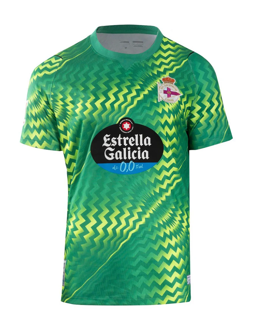 2026/27 Deportivo De La Coruña Trikot, 3D-Druckdesign, schnelltrocknendes, atmungsaktives T-Shirt, Herren- und Damen-Fußball-T-Shirt aus Mesh – Detail 5