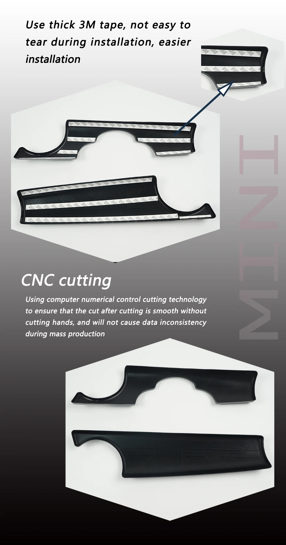 For Mini One Cooper S R50 R52 R53 Car Dashboard Trim Panel Cover Sticker Interior Car-Styling Auto Accessories