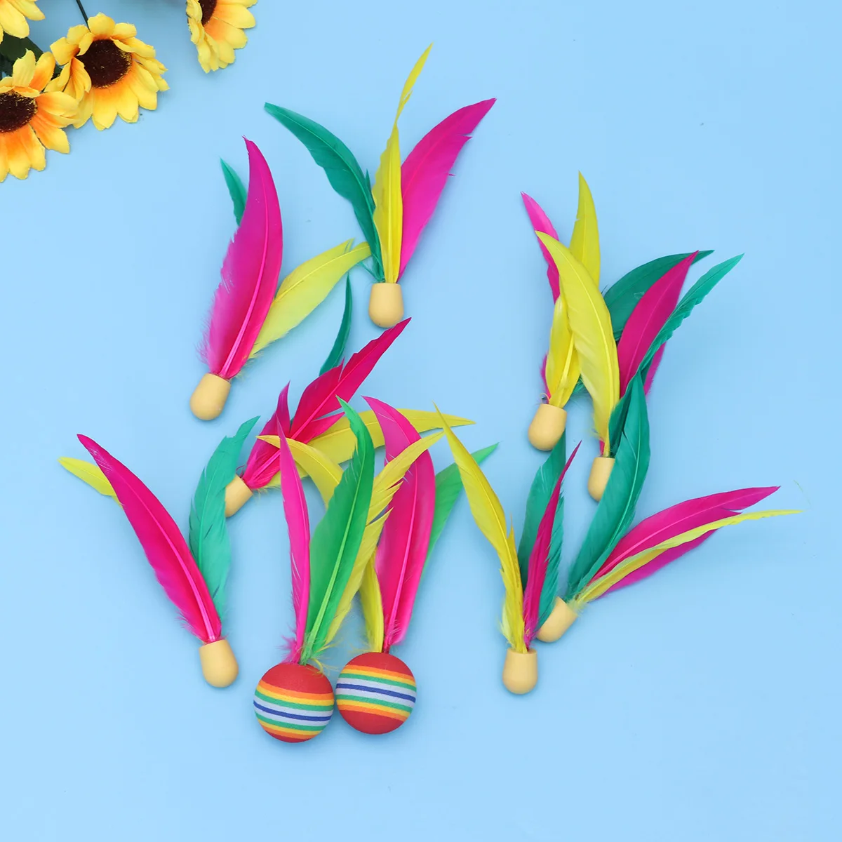 

Wooden Beach Paddle Set Premium Portable Durable For Badminton Yard Lawn Camping Gear Outdoor Racquet Adults