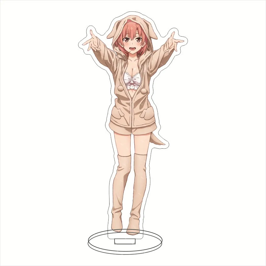 Japan Anime My Teen Romantic Comedy SNAFU Figures Yukinoshita Yukino Yuigahama Yui Cosplay Acrylic Stands Model Plate Desk Decor