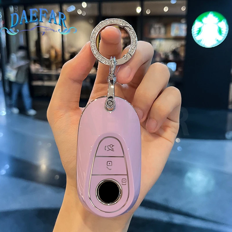 Новый стиль Автомобильный Дистанционный ключ, оболочка для Mercedes Benz 2022 C Класс S класс W223 W206 S350 S400 S450 S500 C200 C260