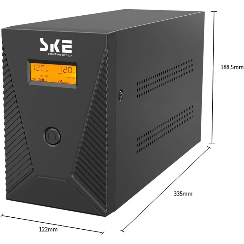 1500VA/900W Ups Battery Backup and Surge Protector,Computer Uninterruptible Power Supply Units Ups Power Supply