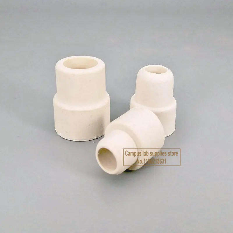 20pcs/50pcs/100pcs Lab Gray/white Rubber Stopper Reverse Thread Cap 14# 19# 24# Rubber Sealing Plug for Laboratory Bottles