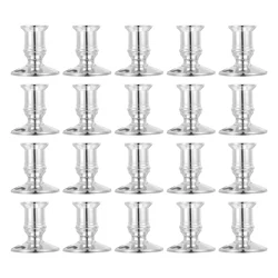 20Pcs Candlestick Base Holder Wedding Table Decoration Party Living Room Home Decor Modern Traditional Dinner Candlestick