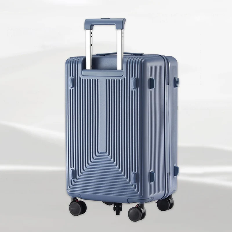 

Large-Capacity PC Travel Suitcase 20-26 Inch Five-Wheel Trolley Case Sturdy Luggage Business Cabin Suitcase for Men and Women