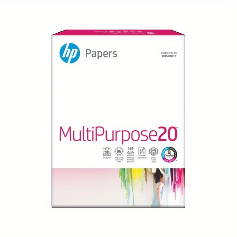 (5 パック) 多目的用紙 500 枚、8.5 x 11 インチ