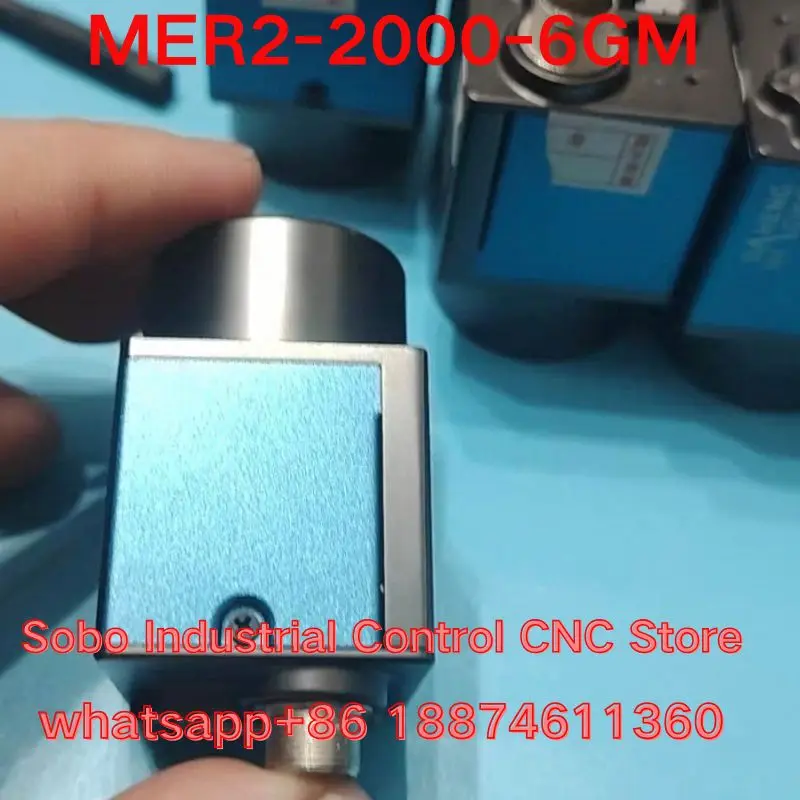 Second-hand test OK Industrial camera MER2-200-6GM, 20 megapixel black mesh port, 1-inch target surface, C-port