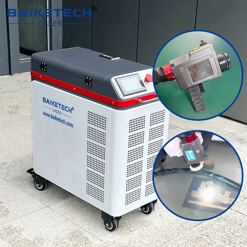 

TH-FLC300MM 5mj JPT 300W Handheld Pulse Fiber Laser Cleaning Machine Multimode Laser Cleaner Paint Oil Rust Coating Removal