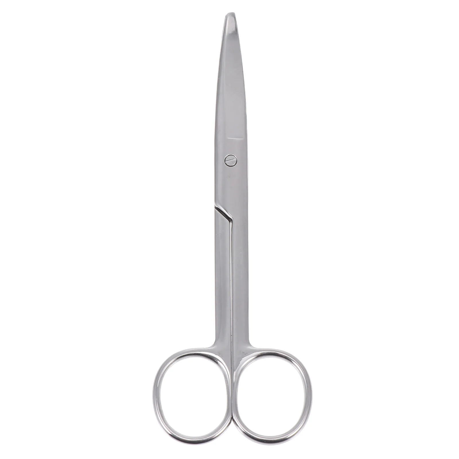 

1Pc 14cm Stainless Steel Ostomy Scissors Scissors (Silver) Colostomy Supplies Metal Scissors