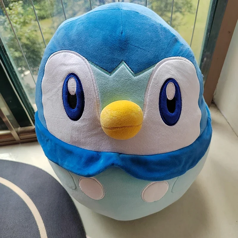 

40cm Piplup Large Pokemon Plush Toys Anime Doll Cute Ornament Giant Pokémon Piplup Stuffed Plushie Pillow Gift for Children