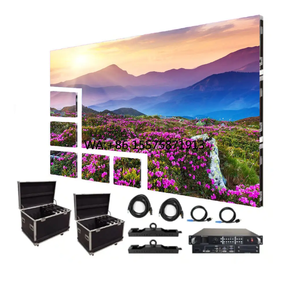 Screen Advertising Player Wall Mount Backlit   LED Video Panel Rental Display Panel Digital Signage Elevator Displays