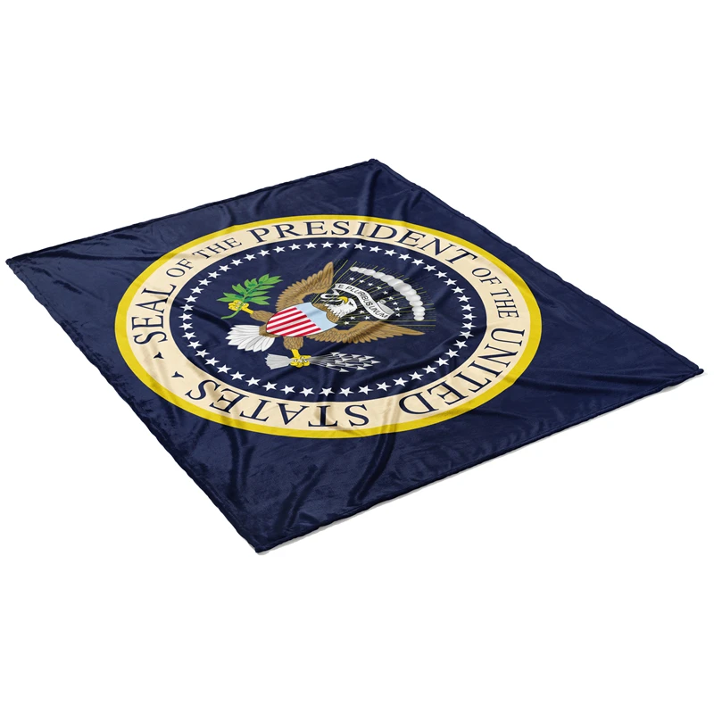 Aertemisi Seal of the President of the United States Pet Blanket for Small Medium Large Dog Cat Puppy Kitten Couch Sofa Decor