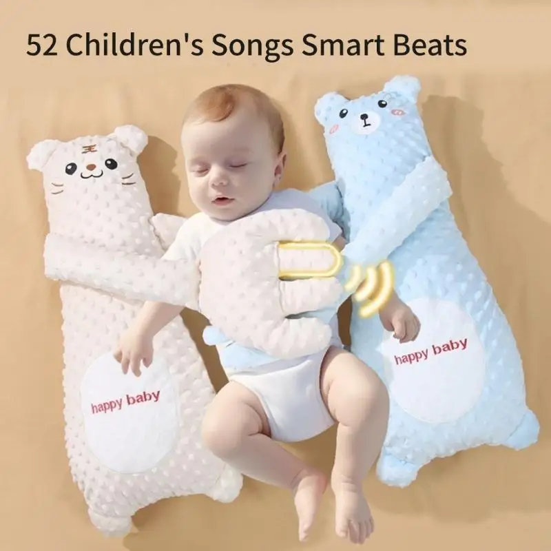 R66D دمية مهدئة للأطفال وسادة عادم تساعد على النوم اليدوي مع 52 أغنية وجهاز تحكم عن بعد لحديثي الولادة الهادئين أثناء النوم #3