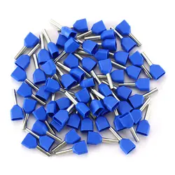 100/200pcs Wire Ferrules TE1512/TE1512/TE4012/6014 Wire Terminal Ferrules Crimp Connector, Insulated Cord Pin End Terminal Kit