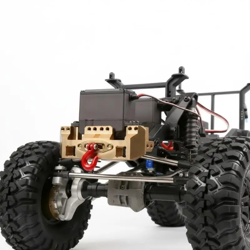 25T Steering Gear Servo Steel Wires Trailer Hook Heavy Duty Upgrade Part for 1/10 RC Crawler Car Modification