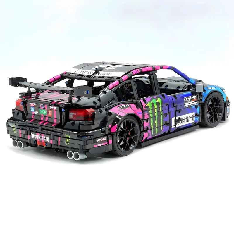 MOC 57010 Technischer Supersportwagen WRX STI-kompatibel 79953, Bausteine, Ziegel, Puzzle, Bildung, Kinderspielzeug, Weihnachtsgeschenk