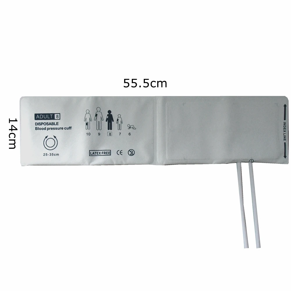 High Quality Anti Infection Blood Pressure Cuff, Arm Circumference 25-35cm,Medical Patient Monitor Equipment Parts (CM-1023D-05)