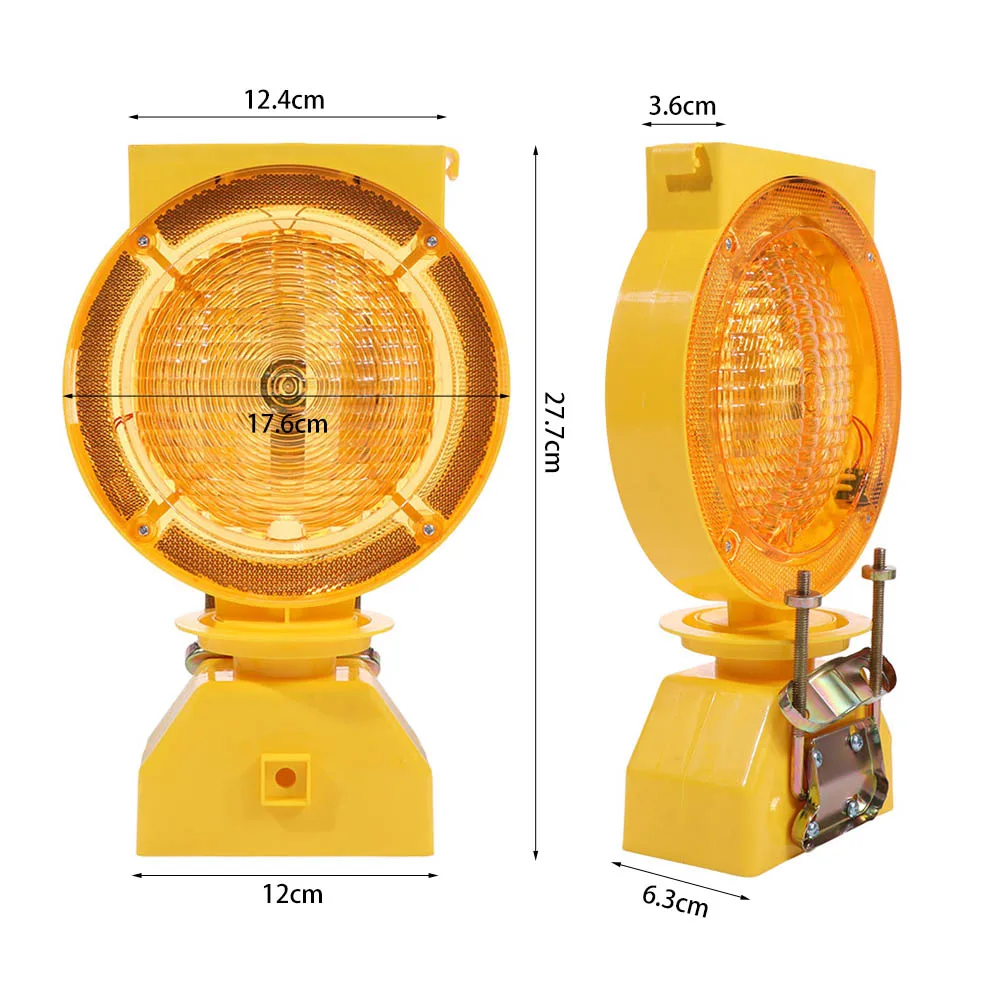 Solar Power Solar Industrial Warning Lights Energy Saving High Brightness LED LED Strobe Construction Light Light Controlled