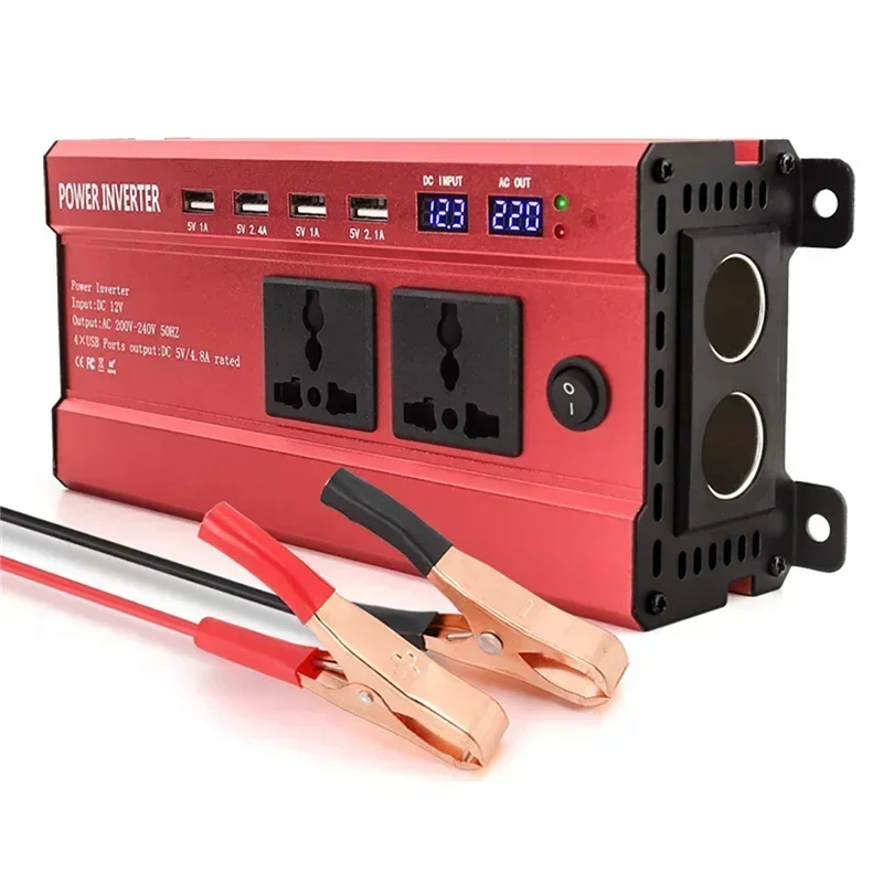 300W Solar Panel+1200W Modified Sine Wave Inverter 12V to 220V 30A Chargers Controller Solars Power Generator System for Home