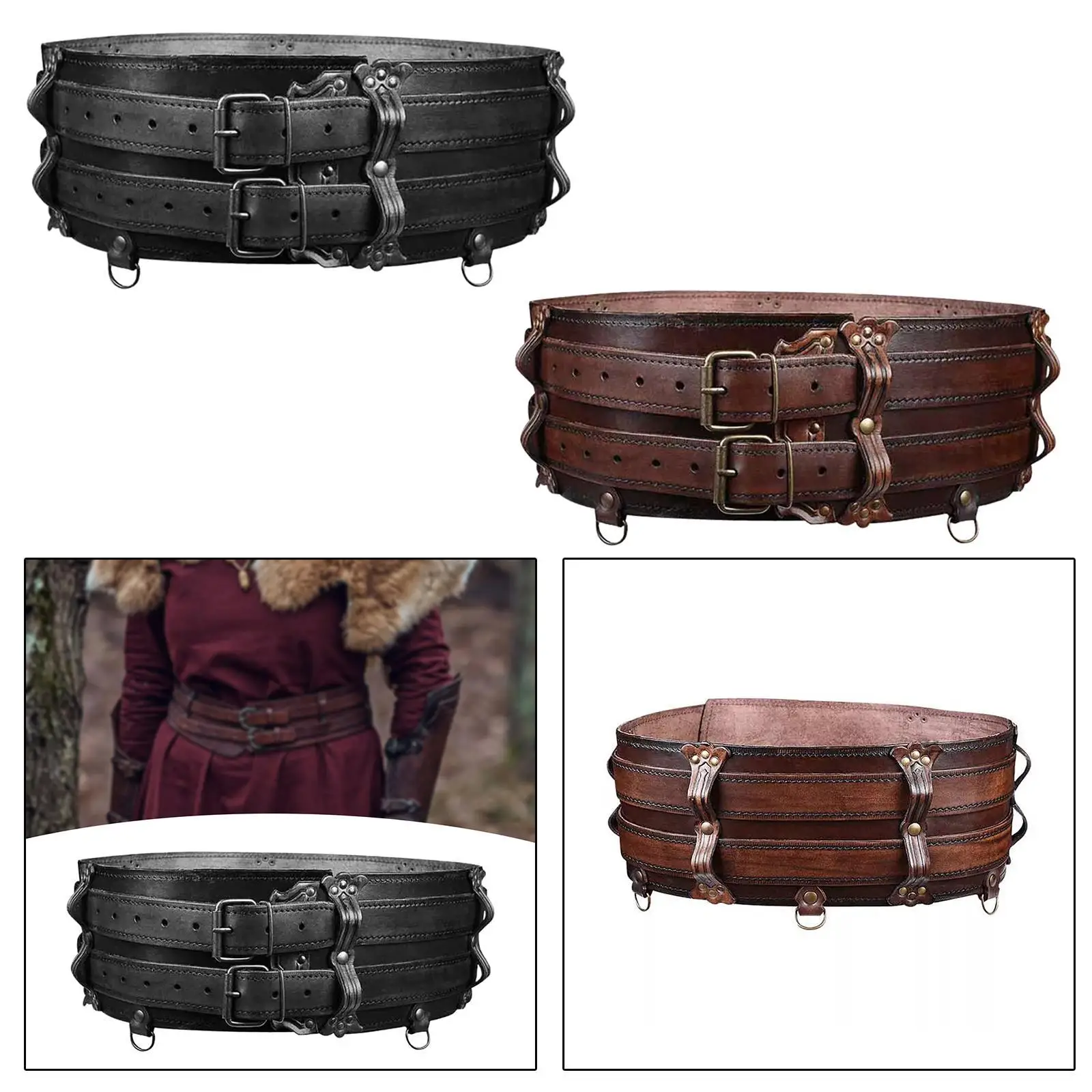 

Medieval Waist Belts, Knight Belts, PU, ​​cosplay Accessories, Kidney Belt,