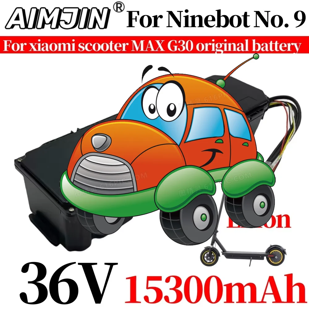 

G30 36V Soccter battery 10S6P 18650 15.3Ah/15300mAh For Original Xiaomi Ninebot MAX G30 G30LP Soccter