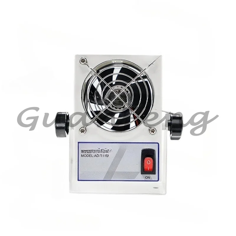 Chip Grinding Production Special Micro Handheld DC De-static Negative Ion Fan Electrostatic Fan for Exposure