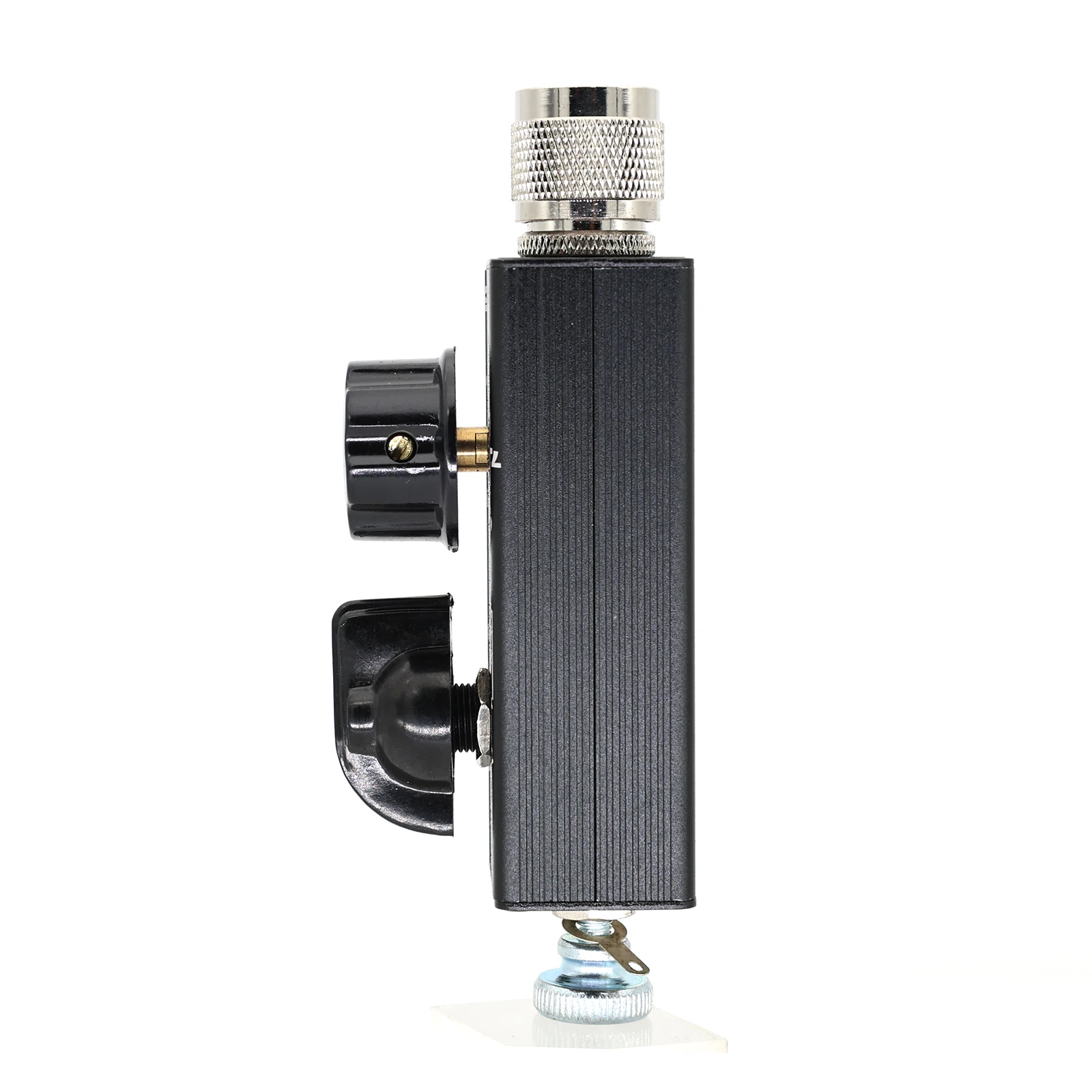 هوائي عالمي HF/VHF/UHF 1.8-470 ميجا هرتز - طاقة 30 وات، مقبض SWR قابل للتعديل، يتضمن 3 محولات للراديو