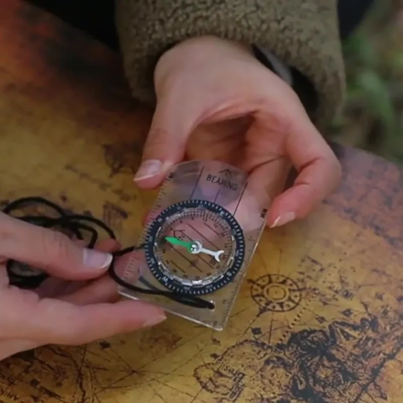 Portable Compass Map Ruler 3