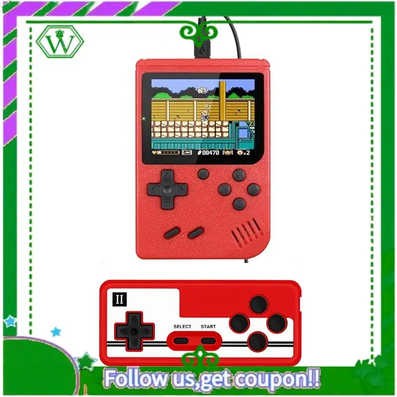 Reliable-400-In-1 Video Game Console Retro Mini Game Plyer 3.0 Inch Color Pocket TV Game Console Dual Handheld Gamer Player Reus
