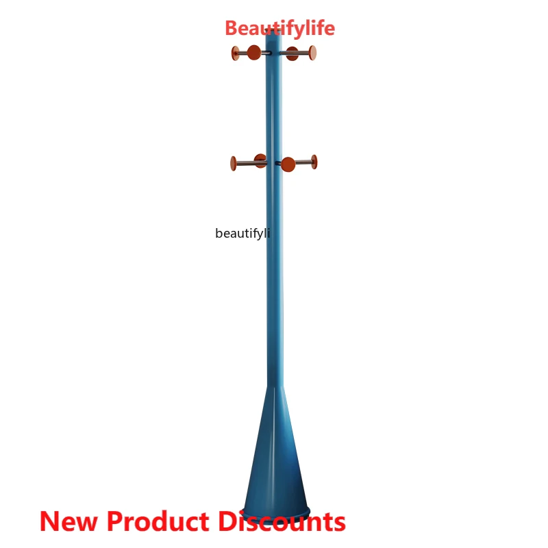 X188 Retro Creative Floor Bedroom Complete Clothes Rack Home Living Room Entrance Door Vertical Multi-Functional Coat Rack